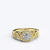 varitsa-jewellers - 0.65ct ROUND CUT PAVE Infinity Gold ENGAGEMENT RING - 06GG81